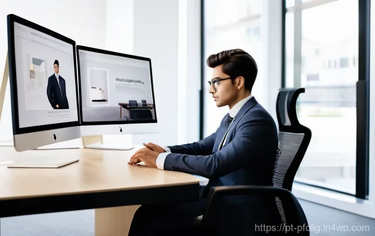 포트폴리오 경력 디자인의 심리적 요소 - The Irresistible First Impression:**
"A young, smartly dressed professional (ambiguous gender, diver...