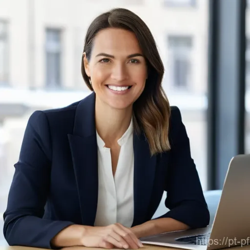 포트폴리오 경력 디자인을 위한 멘토링 활용법 - **"The Dynamic Portfolio Professional"**
    A vibrant, medium shot of a confident and diverse woman...