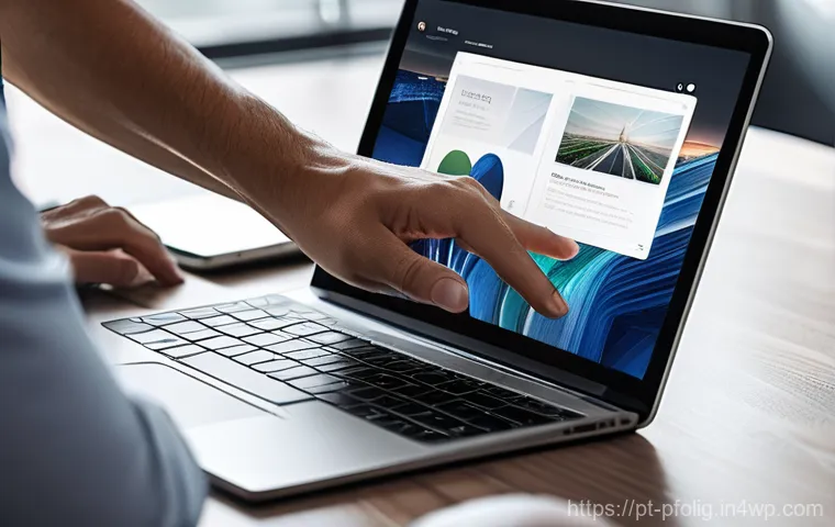 효과적인 포트폴리오 경력 디자인 요소 - **Prompt:** A conceptual image illustrating the "storytelling" aspect of a professional portfolio. A...